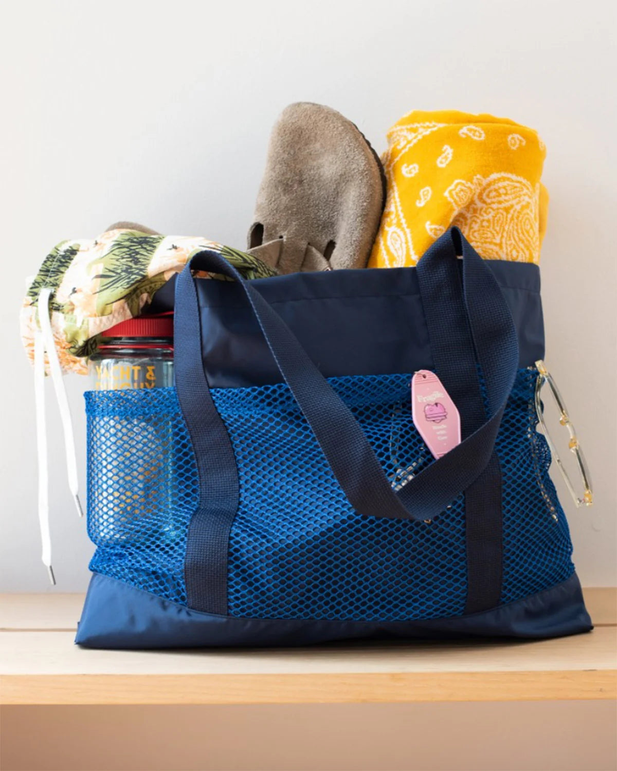 BATHER NAVY BEACH TOTE - NAVY