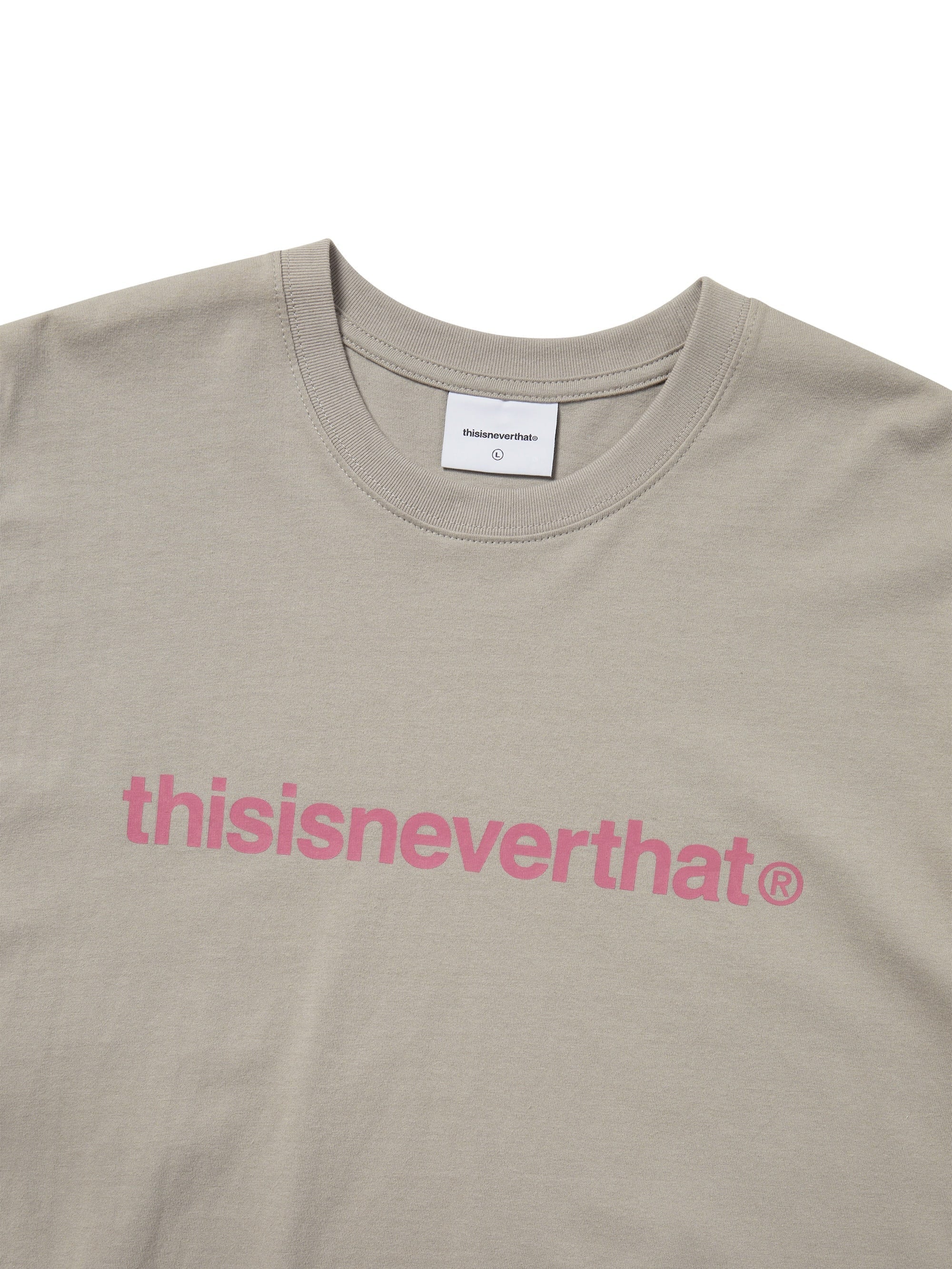 THISISNEVERTHAT T-LOGO TEE - DEEP BEIGE