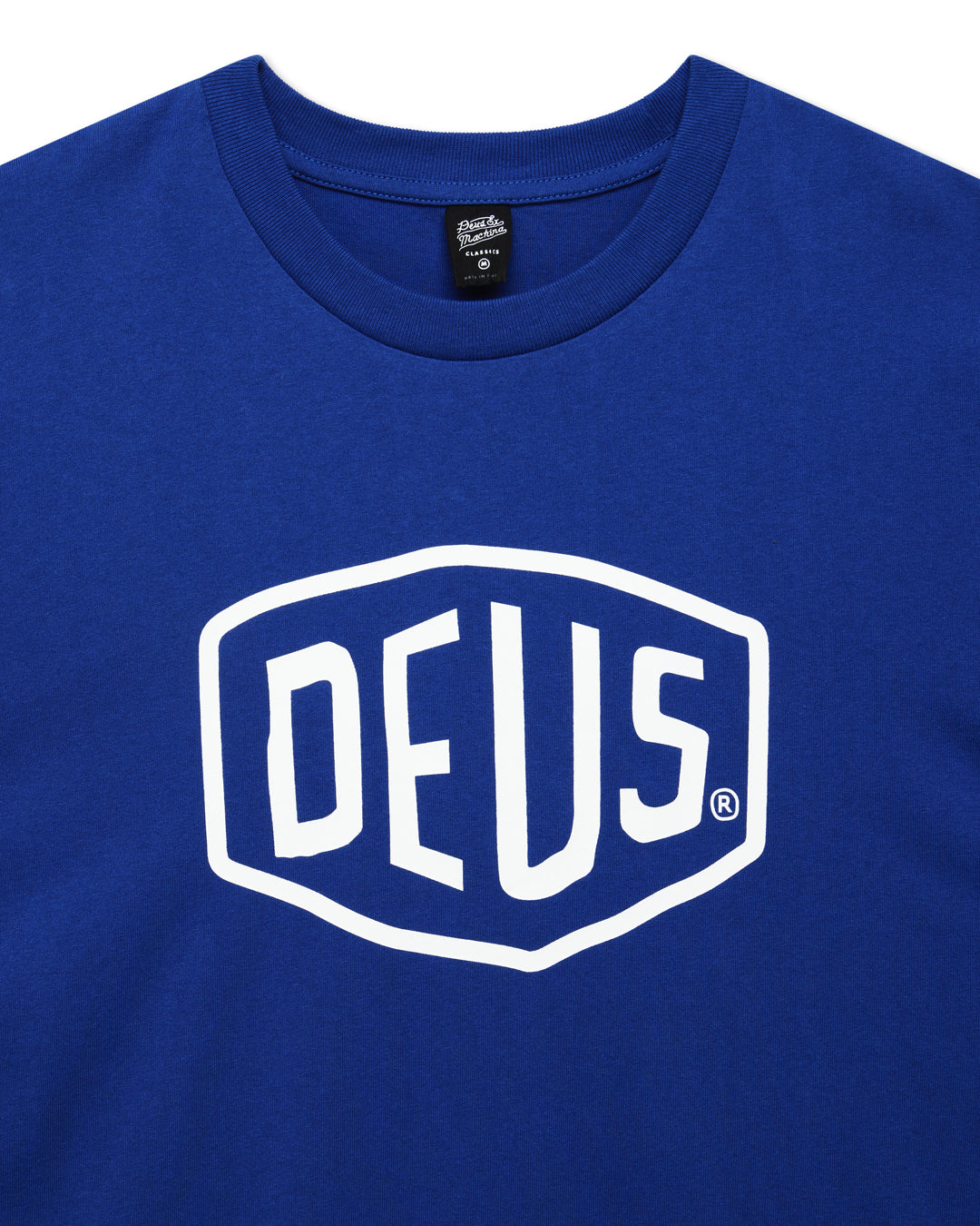 DEUS EX MACHINA SHIELD TEE - CLASSIC BLUE