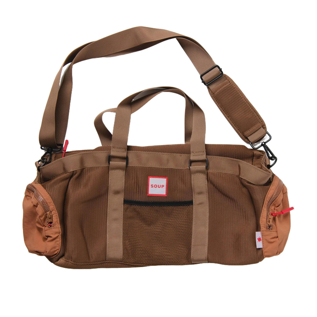 SOUP BARREL CROSSBODY - BROWN