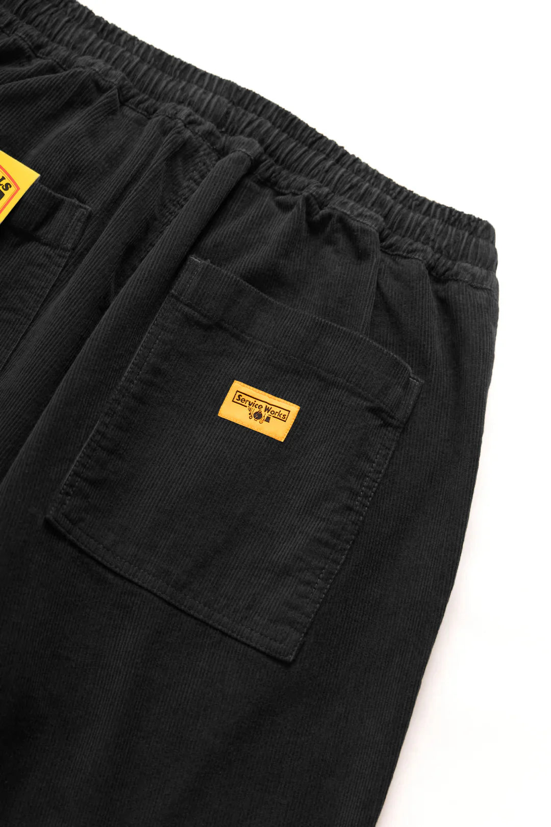 SERVICE WORKS CORDUROY CHEF PANT - BLACK