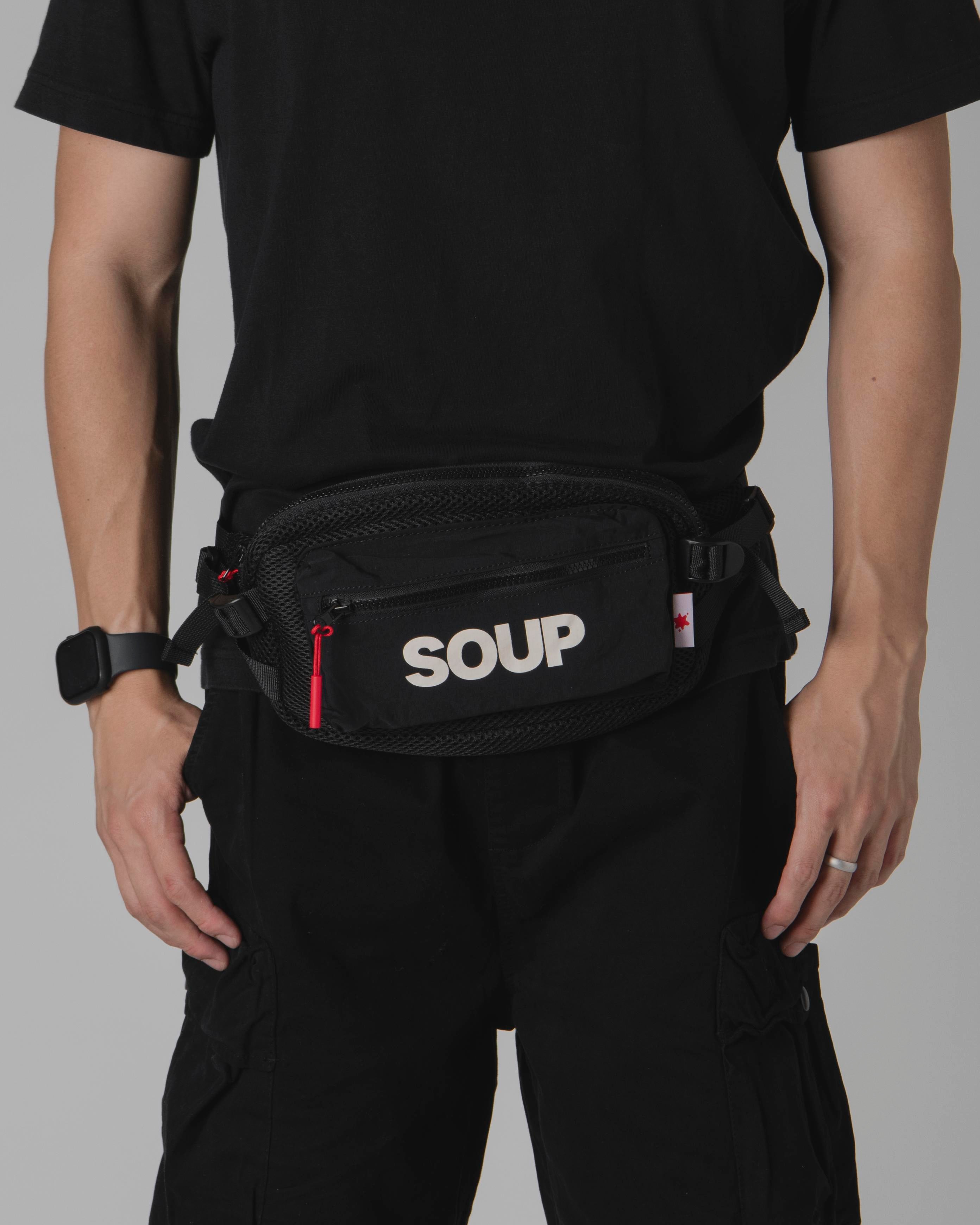 SOUP URBAN BELT BAG - BLACK