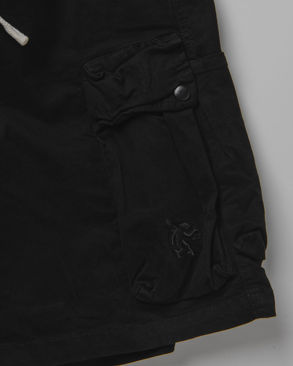 OVERDUE CORE CARGO LIGHT WEIGHT SHORTS - BLACK