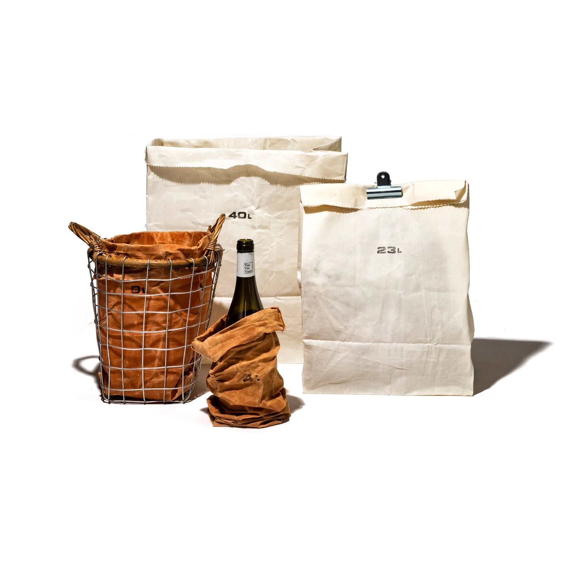 PUEBCO GROCERY BAG - BROWN 4L