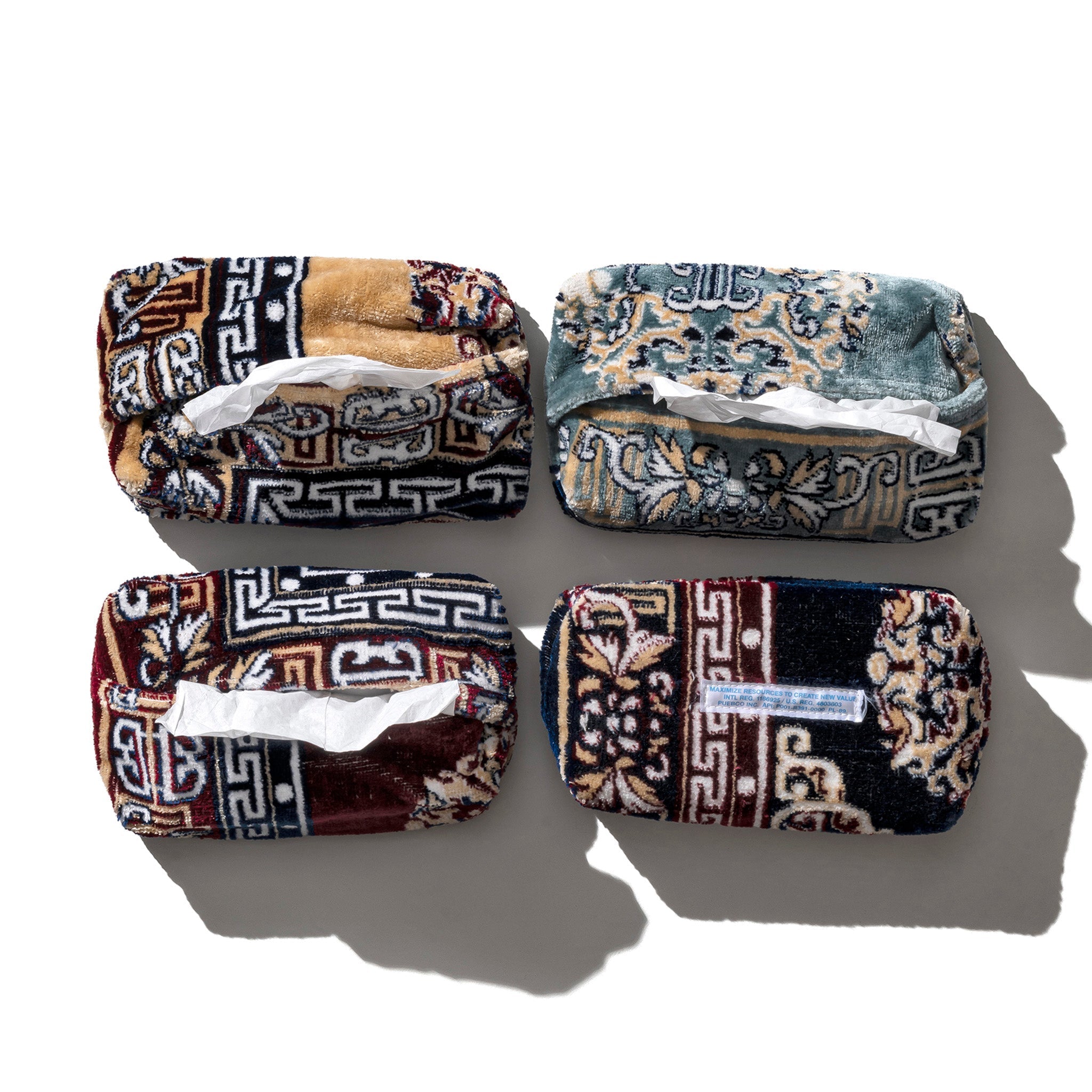 PUEBCO RUG FABRIC TISSUE CASE