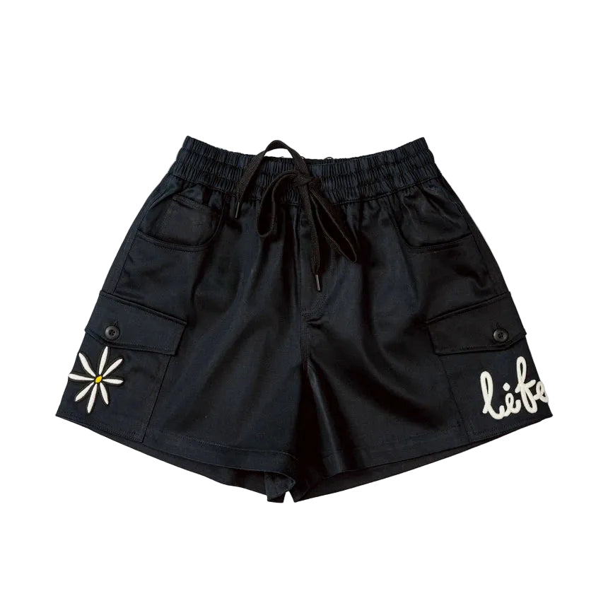 BLACK CACTUS BS393 BLACK PANTS LOVE