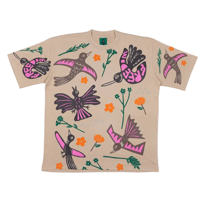 BLACK CACTUS BS231 T-SHIRT BROWN BIRD