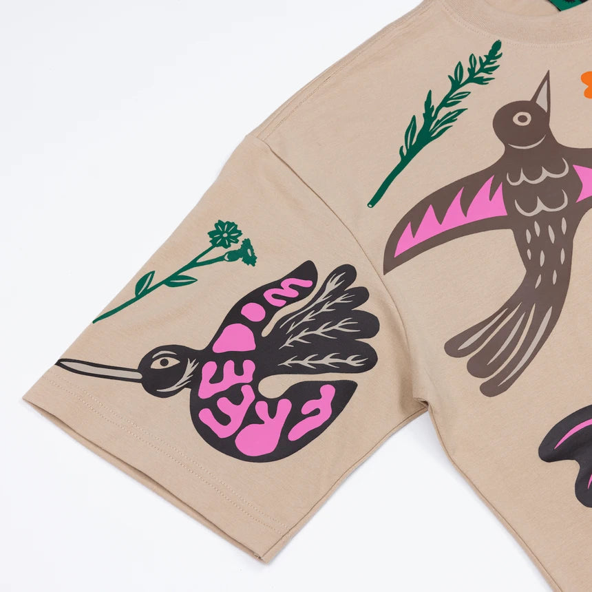 BLACK CACTUS BS231 T-SHIRT BROWN BIRD