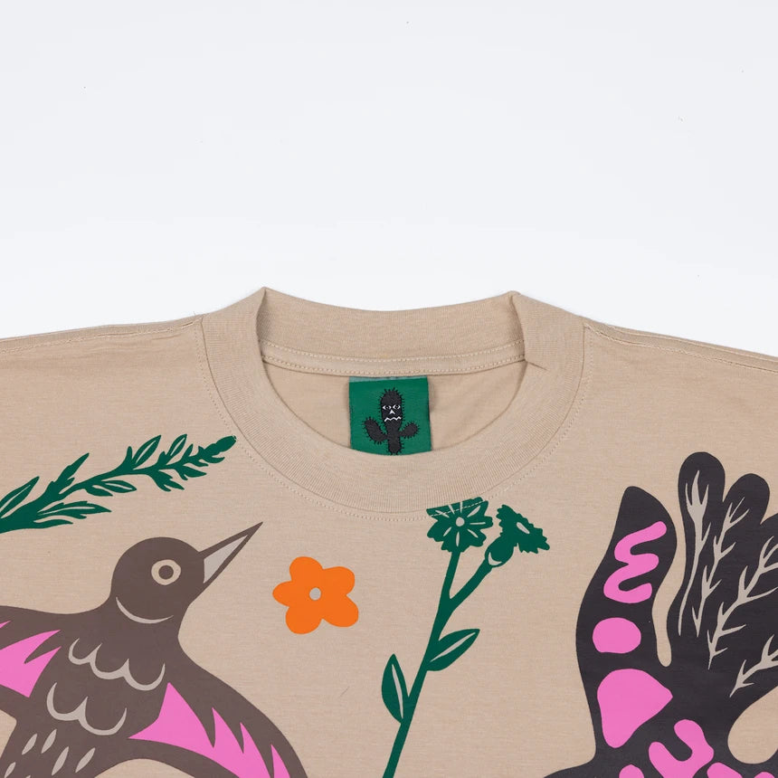 BLACK CACTUS BS231 T-SHIRT BROWN BIRD