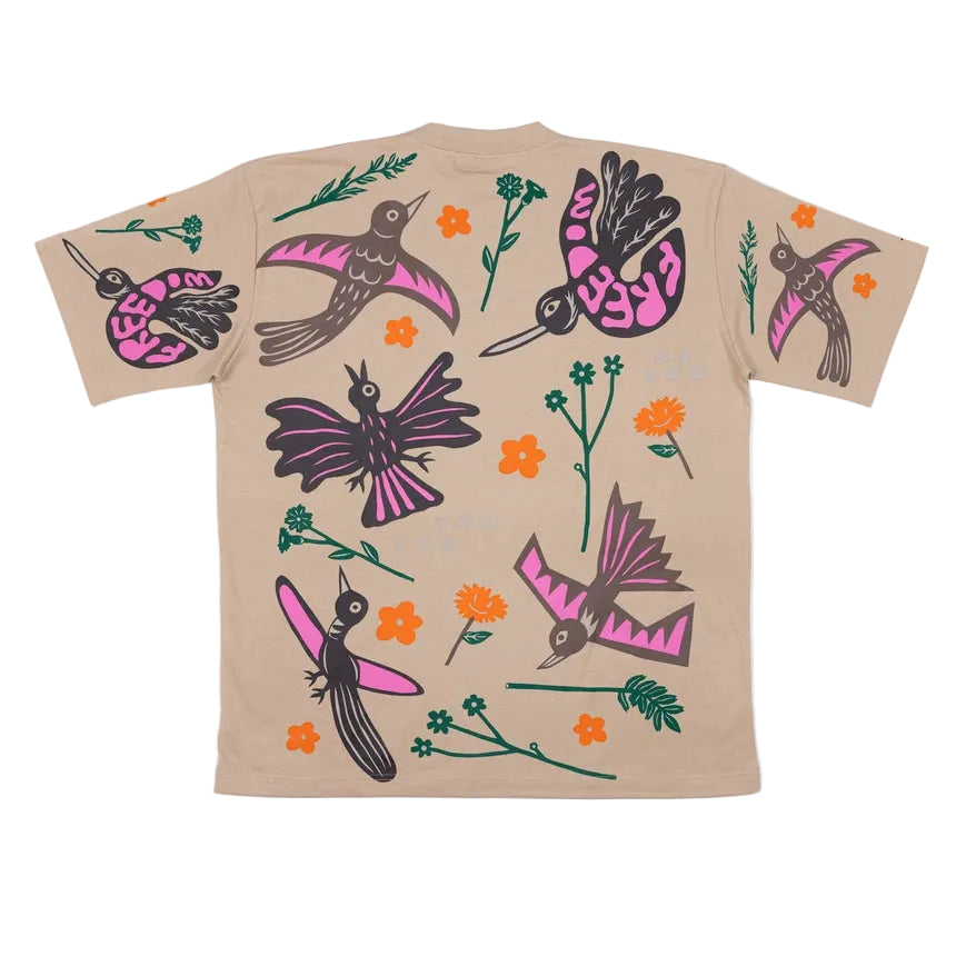 BLACK CACTUS BS231 T-SHIRT BROWN BIRD