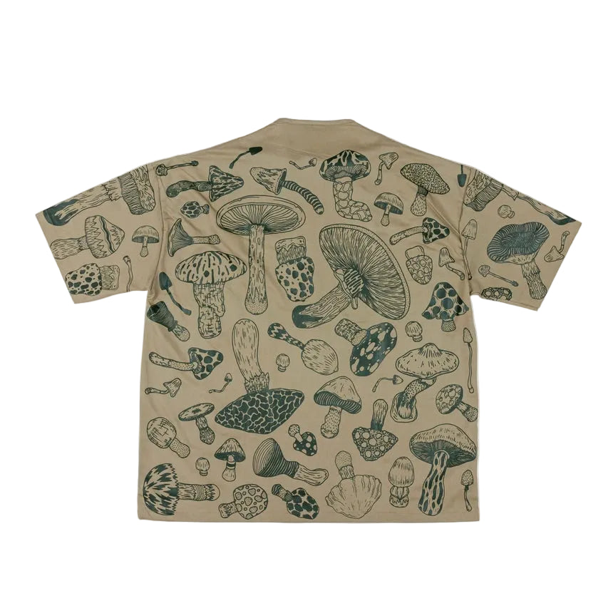 BLACK CACTUS BS255 OVERSIZE ZIP SHOULDER GREEN MUSHROOM